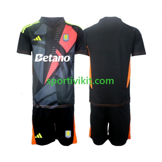 Completo da calcio Bambini Aston Villa Portiere Maglia Prima 2024-2025 Manica Corta Completo da calcio Bambini Aston Villa Portiere Maglia Prima 2024-2025 Manica Corta