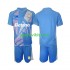 Completo da calcio Bambini Aston Villa Portiere Blu Maglia Terza 2024-2025 Manica Corta