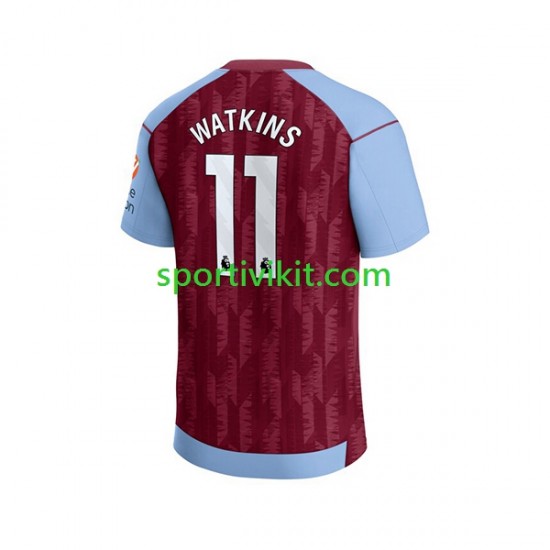 Aston Villa Ollie Watkins 11 Uomo Maglia Prima 2023-2024 Manica Corta