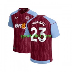 Aston Villa Philippe Coutinho 23 Uomo Maglia Prima 2023-2024 Manica Corta