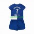 Completo da calcio Bambini Atlético Madrid 2 Antoine Griezmann 7 Maglia Seconda 2023-2024 Manica Corta