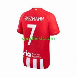 Atlético Madrid 2 Antoine Griezmann 7 Uomo Maglia Prima 2023-2024 Manica Corta
