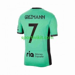 Atlético Madrid 2 Antoine Griezmann 7 Uomo Maglia Terza 2023-2024 Manica Corta