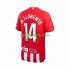 Atlético Madrid 2 Marcos Llorente 14 Uomo Maglia Prima 2023-2024 Manica Corta