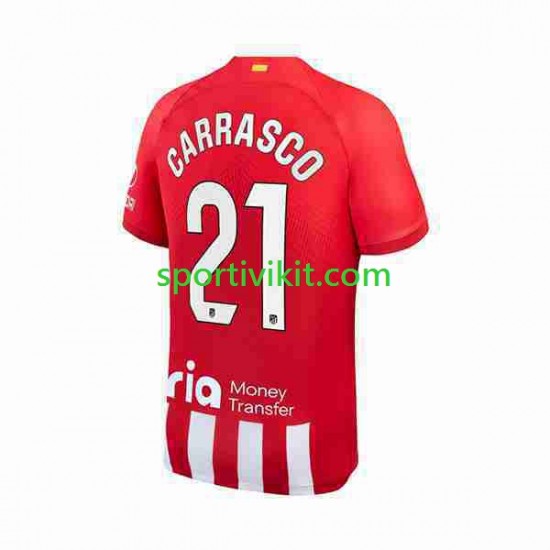 Atlético Madrid 2 Yannick Carrasco 21 Uomo Maglia Prima 2023-2024 Manica Corta