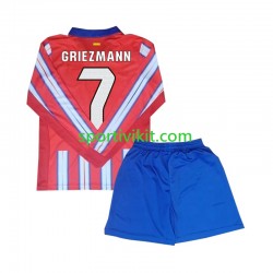 Completo da calcio Bambini Atlético Madrid Antoine Griezmann 7 Maglia Prima 2024-2025 Manica Lunga