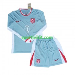 Completo da calcio Bambini Atlético Madrid Maglia Seconda 2024-2025 Manica Lunga