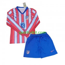 Completo da calcio Bambini Atlético Madrid Maglia Prima 2024-2025 Manica Lunga