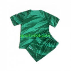 Completo da calcio Bambini Atlético Madrid Portiere Maglia Seconda 2023-2024 Manica Corta