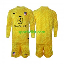 Completo da calcio Bambini Atlético Madrid Portiere Maglia Terza 2024-2025 Manica Lunga