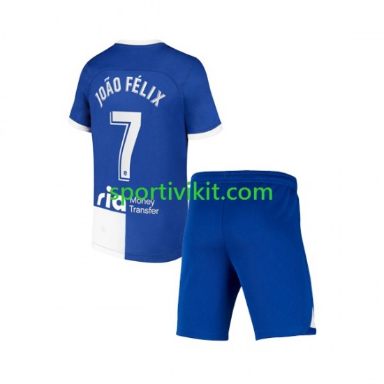 Completo da calcio Bambini Atlético Madrid Joao Felix 7 120 Anniversary Maglia Prima 2022-2023 Manica Corta Completo da calcio Bambini Atlético Madrid Joao Felix 7 120 Anniversary Maglia Prima 2022-2023 Manica Corta