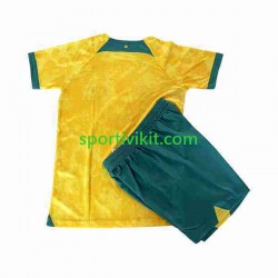 Completo da calcio Bambini Australia 2022 Maglia Prima Manica Corta