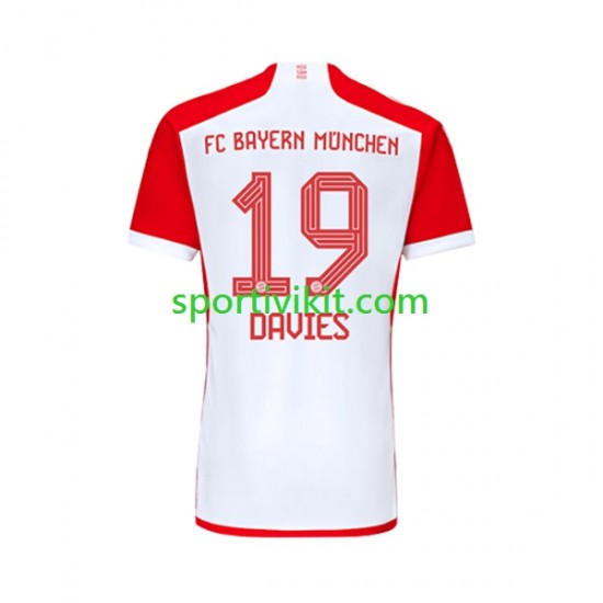 FC Bayern München Alphonso Davies 19 Uomo Maglia Prima 2023-2024 Manica Corta