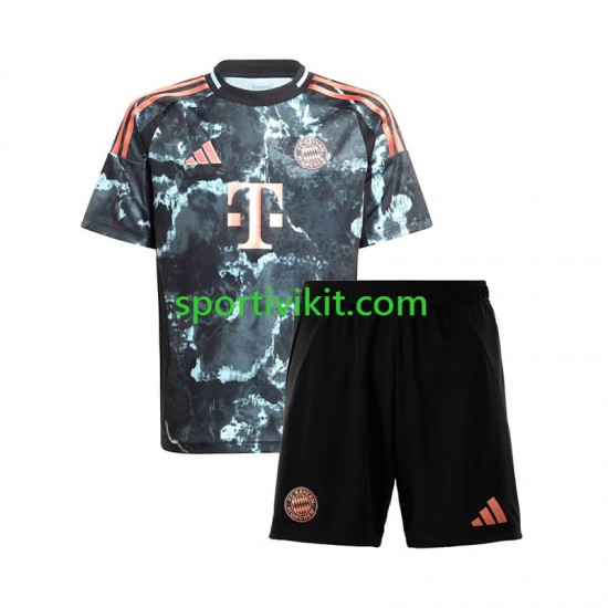 Completo da calcio Bambini FC Bayern München Maglia Seconda 2024-2025 Manica Corta Completo da calcio Bambini FC Bayern München Maglia Seconda 2024-2025 Manica Corta
