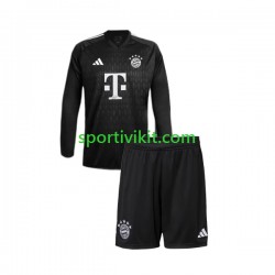 Completo da calcio Bambini FC Bayern München Portiere Maglia Prima 2023-2024 Manica Lunga