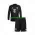 Completo da calcio Bambini FC Bayern München Portiere Maglia Prima 2023-2024 Manica Lunga