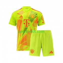 Completo da calcio Bambini FC Bayern München Portiere Maglia Prima 2024-2025 Manica Corta