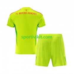 Completo da calcio Bambini FC Bayern München Portiere Maglia Prima 2024-2025 Manica Corta