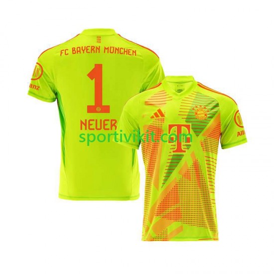 FC Bayern München Portiere Manuel Neuer 1 Uomo Maglia Prima 2024-2025 Manica Corta