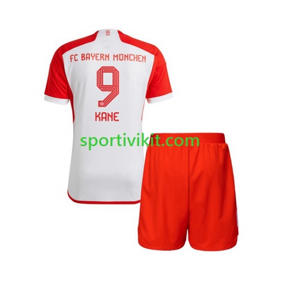 Completo da calcio Bambini FC Bayern München Harry Kane 9 Maglia Prima 2023-2024 Manica Corta Completo da calcio Bambini FC Bayern München Harry Kane 9 Maglia Prima 2023-2024 Manica Corta