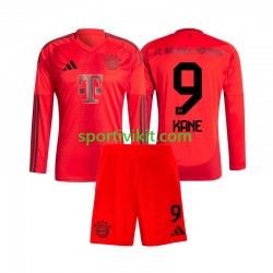Completo da calcio Bambini FC Bayern München Harry Kane 9 Maglia Prima 2024-2025 Manica Lunga