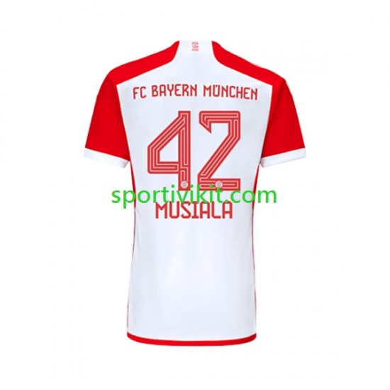 FC Bayern München Jamal Musiala 42 Uomo Maglia Prima 2023-2024 Manica Corta