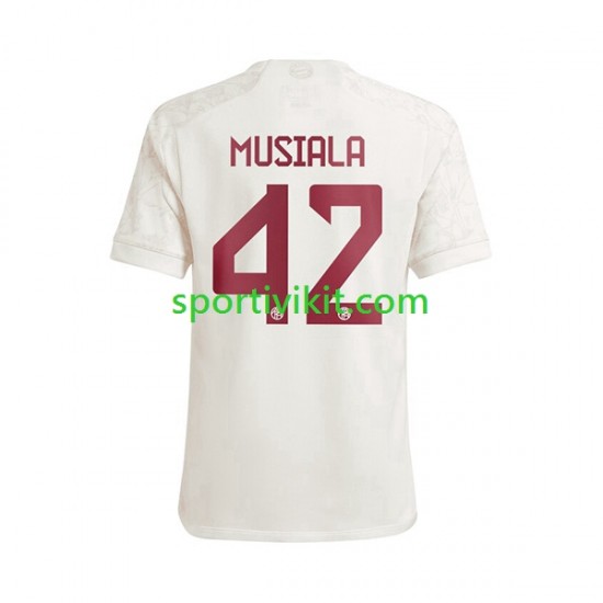 FC Bayern München Jamal Musiala 42 Uomo Maglia Terza 2023-2024 Manica Corta FC Bayern München Jamal Musiala 42 Uomo Maglia Terza 2023-2024 Manica Corta