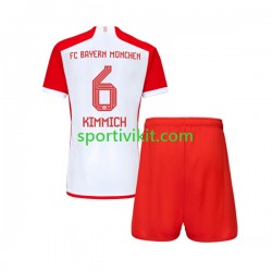Completo da calcio Bambini FC Bayern München Joshua Kimmich 6 Maglia Prima 2023-2024 Manica Corta