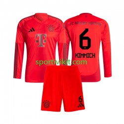 Completo da calcio Bambini FC Bayern München Joshua Kimmich 6 Maglia Prima 2024-2025 Manica Lunga