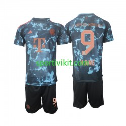 Completo da calcio Bambini FC Bayern München Kane 9 Maglia Seconda 2024-2025 Manica Corta