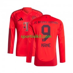 FC Bayern München Kane 9 Rosso Uomo Maglia Prima 2024-2025 Manica Lunga