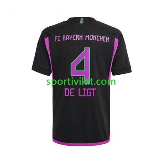 FC Bayern München Matthijs de Ligt 4 Uomo Maglia Seconda 2023-2024 Manica Corta