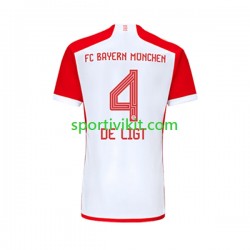 FC Bayern München Matthijs de Ligt 4 Uomo Maglia Prima 2023-2024 Manica Corta