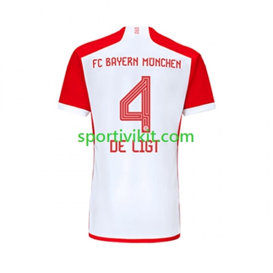 FC Bayern München Matthijs de Ligt 4 Uomo Maglia Prima 2023-2024 Manica Corta