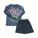 Completo da calcio Bambini FC Bayern München Muller 25 Maglia Seconda 2024-2025 Manica Lunga