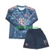 Completo da calcio Bambini FC Bayern München Muller 25 Maglia Seconda 2024-2025 Manica Lunga