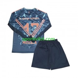 Completo da calcio Bambini FC Bayern München Musiala 42 Maglia Seconda 2024-2025 Manica Lunga