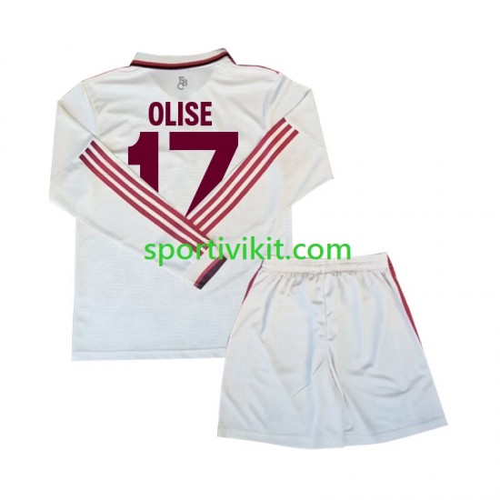 Completo da calcio Bambini FC Bayern München Olise 17 Maglia Terza 2024-2025 Manica Lunga