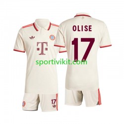Completo da calcio Bambini FC Bayern München Olise 17 Maglia Terza 2024-2025 Manica Corta