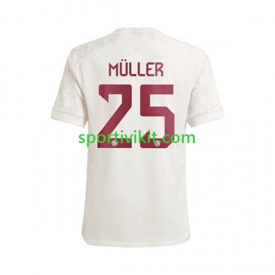 FC Bayern München Thomas Muller 25 Uomo Maglia Terza 2023-2024 Manica Corta