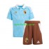 Completo da calcio Bambini Belgio Maglia Seconda Euro 2024 Manica Corta