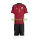 Completo da calcio Bambini Belgio De Bruyne 7 Maglia Prima Euro 2024 Manica Corta