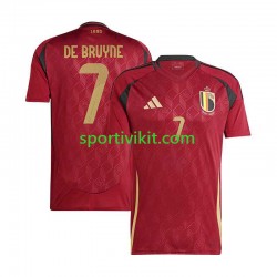 Belgio De Bruyne 7 Uomo Maglia Prima Euro 2024 Manica Corta
