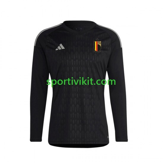 Belgio Portiere 2022 Uomo Maglia Seconda Manica Lunga