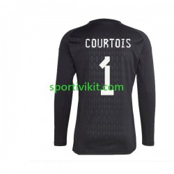 Belgio Portiere Courtois 1 2022 Uomo Maglia Seconda Manica Lunga