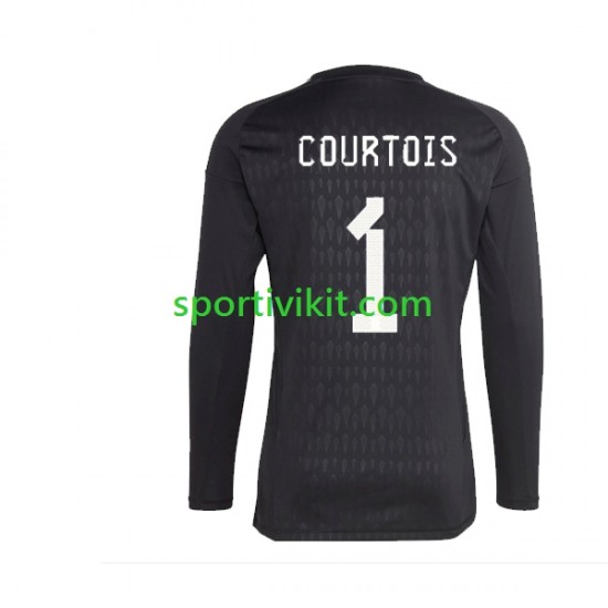 Belgio Portiere Courtois 1 2022 Uomo Maglia Seconda Manica Lunga Belgio Portiere Courtois 1 2022 Uomo Maglia Seconda Manica Lunga