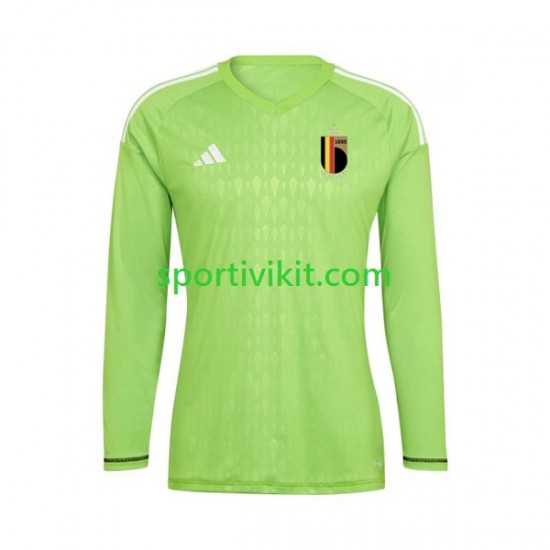 Belgio Portiere 2021-2022 Uomo Maglia Prima Manica Lunga