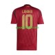 Belgio Romelu Lukaku 10 Uomo Maglia Prima Euro 2024 Manica Corta