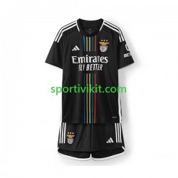 Completo da calcio Bambini Benfica Maglia Seconda 2023-2024 Manica Corta