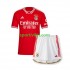 Completo da calcio Bambini Benfica Maglia Prima 2023-2024 Manica Corta